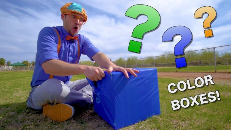 Blippi boxes - Youtube Kids