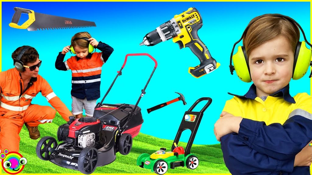 blippi lawn mowers Youtube Kids