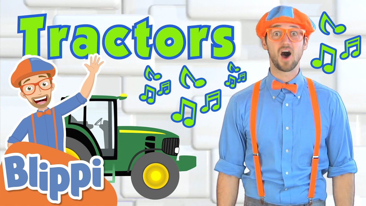 tractor blippi Youtube Kids