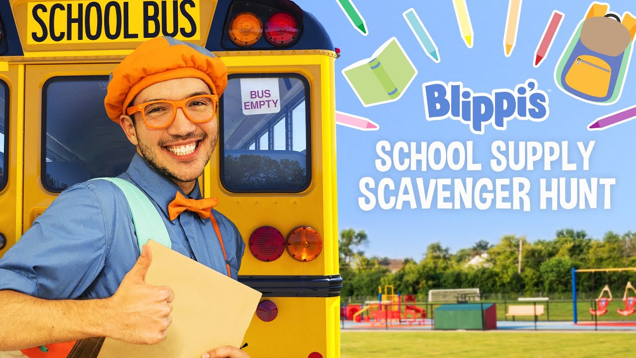 Blippi Scavenger Hunt Kids