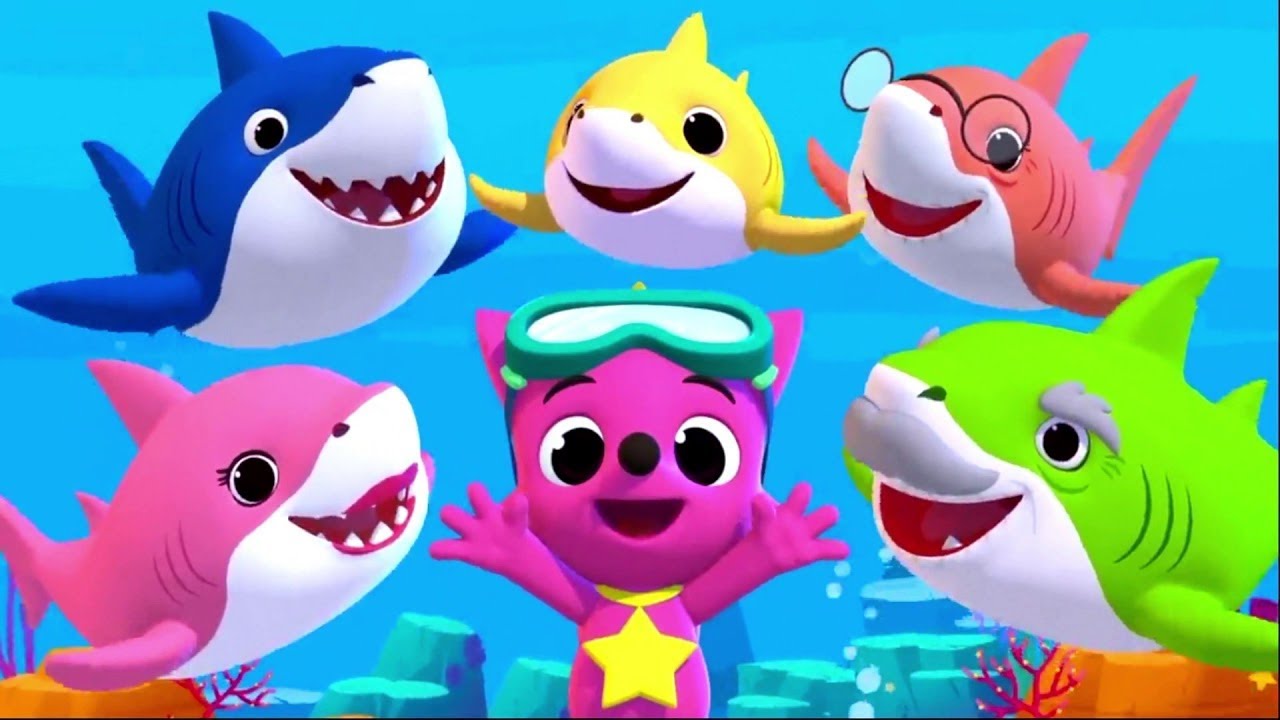 Baby shark in English 30 minutes 3D - Youtube Kids