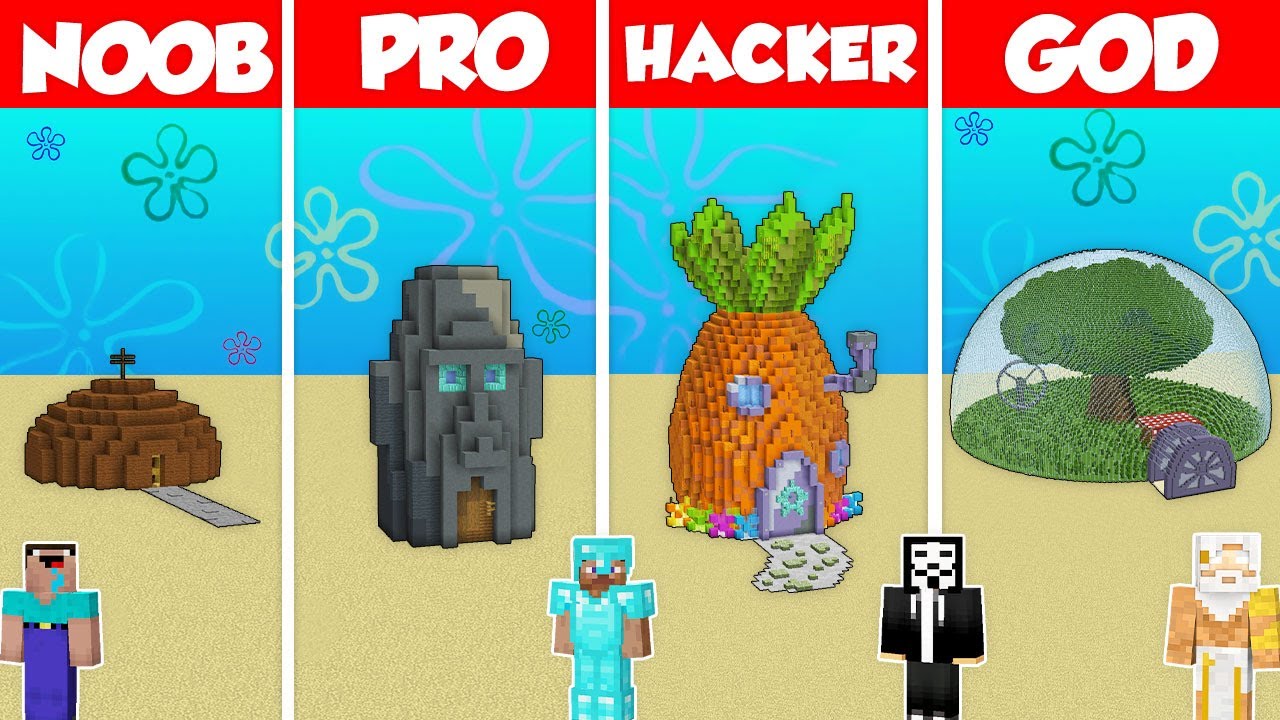 noob vs pro vs hacker vs god - Youtube Kids