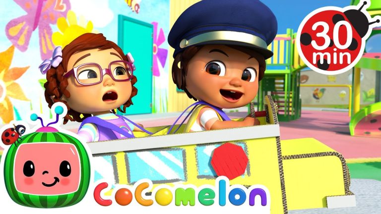 Cocomelon Wheels On The Bus Go Round And Round Kids