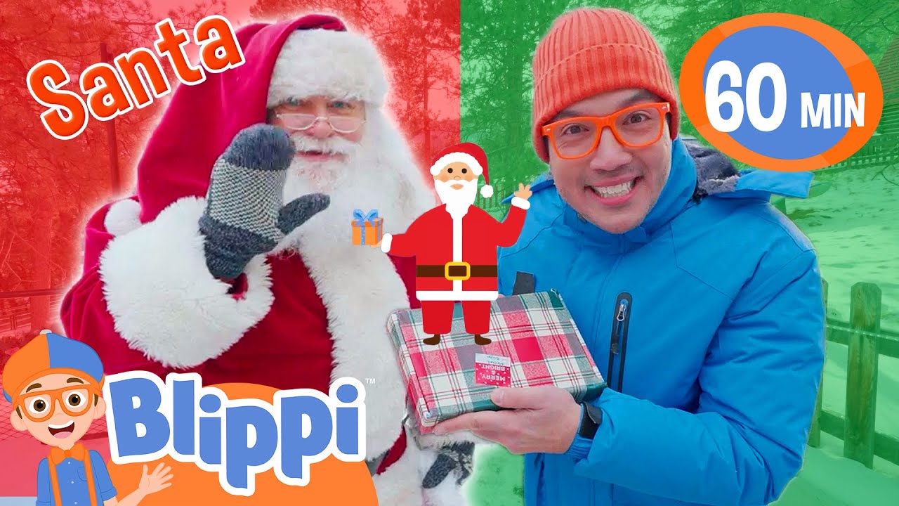 Blippi Meets Santa Kids