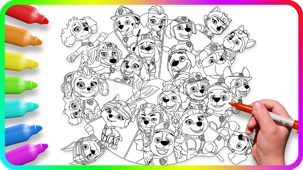 how to draw paw patrol Youtube Kids