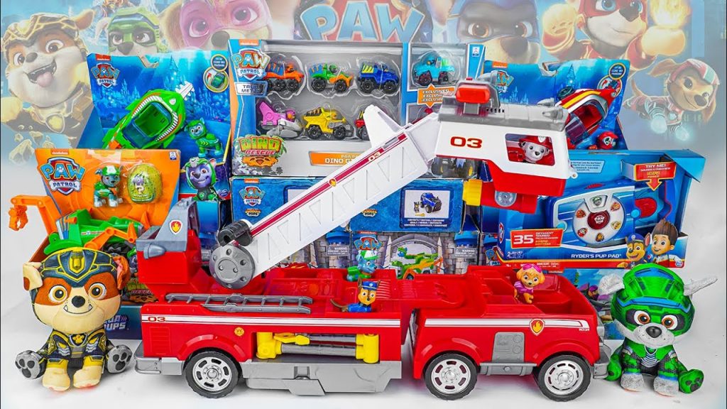 Patrulla Canina Ultimate Rescue – Mini Vehículo Con Figura De Marshall, Camión De Bomberos