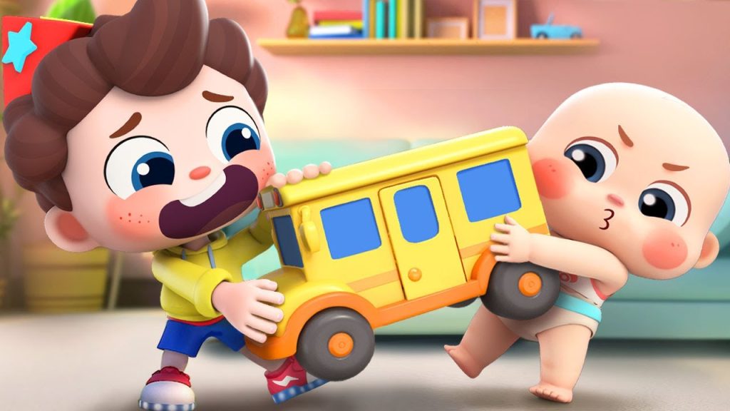 Five Little Cars Patrol Team Youtube Kids