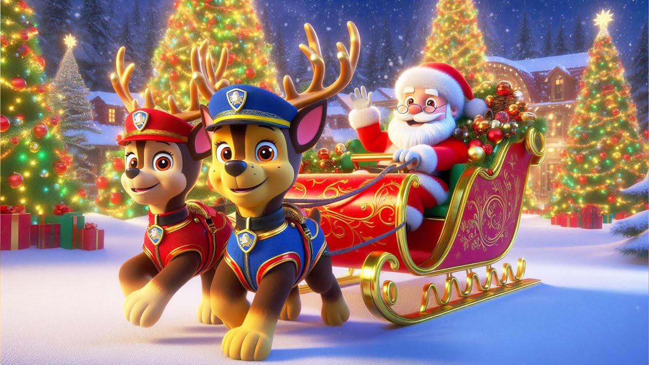 CHASE Turns Into A Christmas Reindeer Youtube Kids
