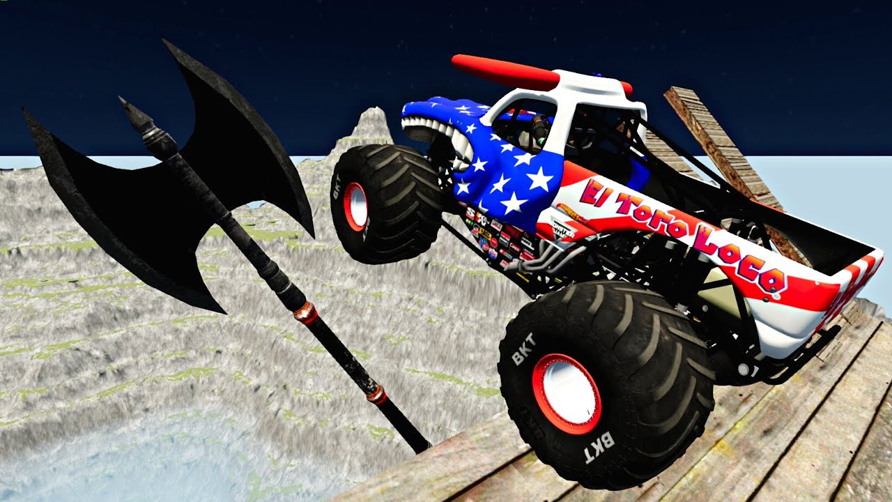 Monster Truck Collision - Youtube Kids