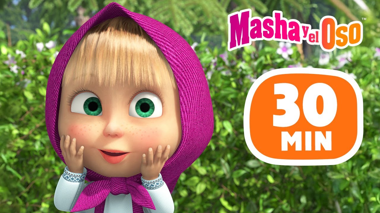 Platos De Masha Y El Oso Fiesta Cartón 18cm (8 Unidades) | Artículos